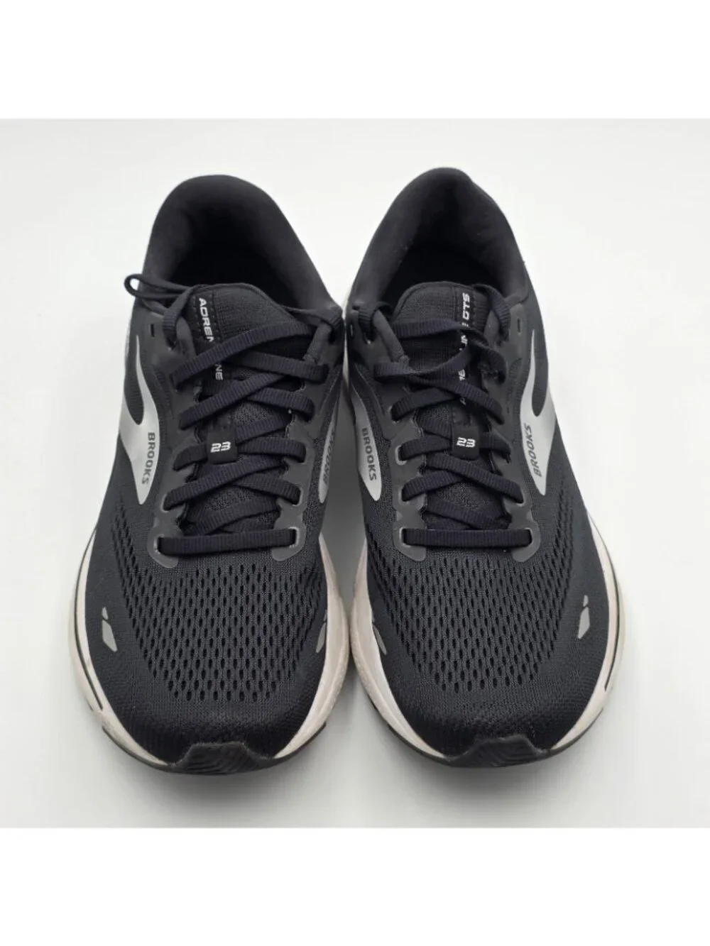 Brooks Adrenaline GTS 23 Womens 10 Black Running Shoes Support 1203811B004